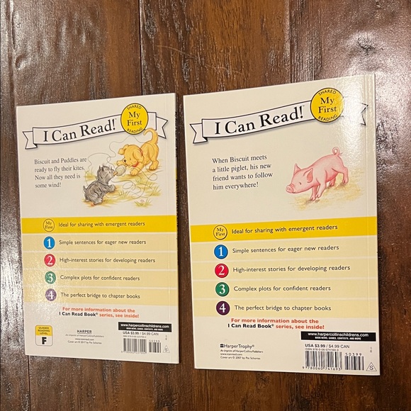 6 NWT I Can Read Biscuit My First Shared Reading Book Set for Beginner Readers - Picture 7 of 7